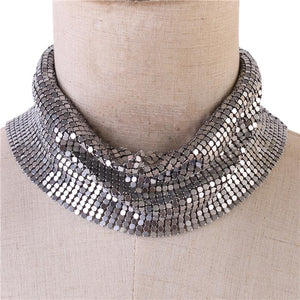 MESH METAL CHOKER