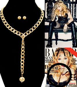 BALL AND CHAIN NECKLACE SET
