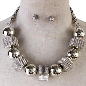 FASHION SQUARE NECKLACE SET