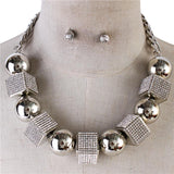FASHION SQUARE NECKLACE SET
